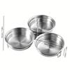Stainless Steel Egg Mold. For Boiled, Poached & Steamed Eggs with Fun Patterns. Healthy Breakfast Tool.
