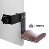 Headphone hanger, headphone stand, earphone hanger, headphone hanger, made of aluminum alloy and walnut, can be clamped to a table, comes with screws