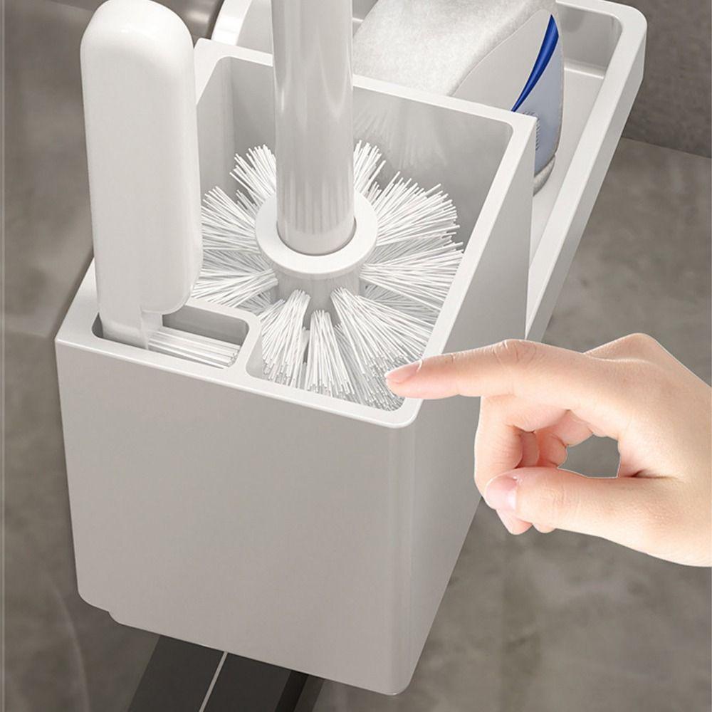 Durable Toilet Brush Set Wall Mounted Floor Toilet Cleaning Tool  Cleaning Tools