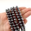 [GOLD STONE] Terahertz Ore 100-Facet Cut Beads, 40cm Long, Star Cut, Triangle Cut, Handmade Accessories, Sold In Strands, 8mm