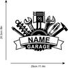 Custom Last Name Metal Wall Art, Personalized Family Name Sign, Grandpa Garage Room Decor, Fathers Day Gift, Housewarming Sign