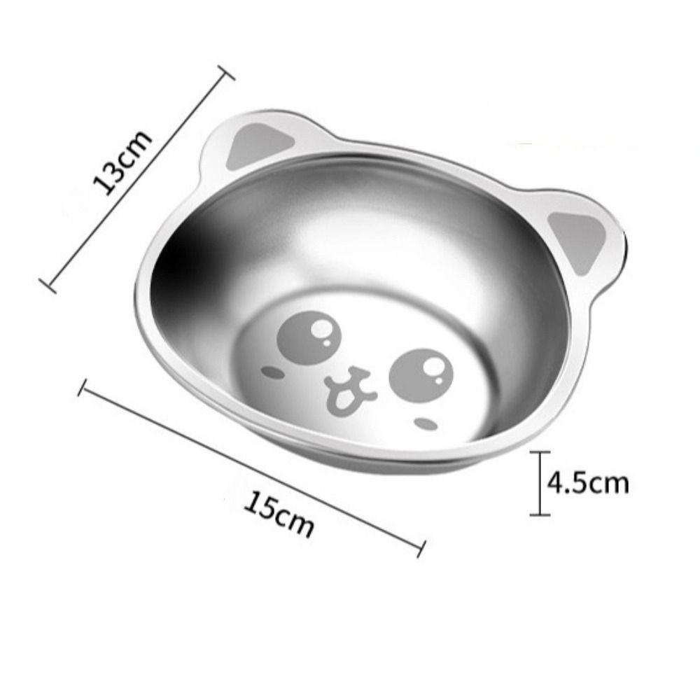 Cute Bear Design Kid Meal Bowl Anti Scalding Salad Bowl Portable Kid Dinner Bowl  Tableware