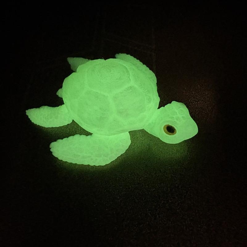 3d Printed Tortoise Toy 8.5cm Articulated Animal Figurine Safe Anti-anxiety Fidget For Kids & Adults Birthday Home Decor Gift