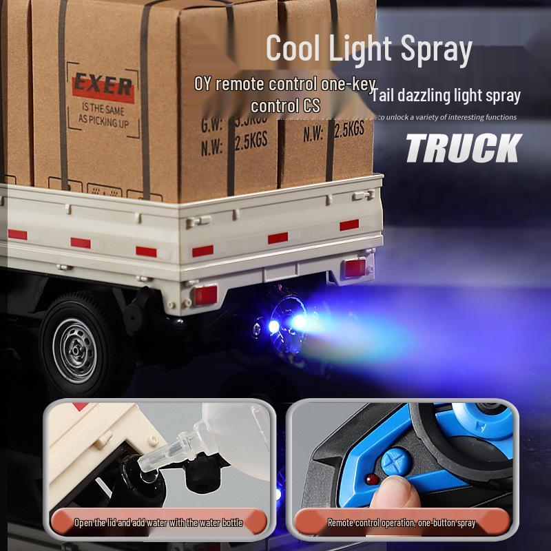 Remote Control Sound & Light Drift Van - Double Door Simulation Toy Car for Kids