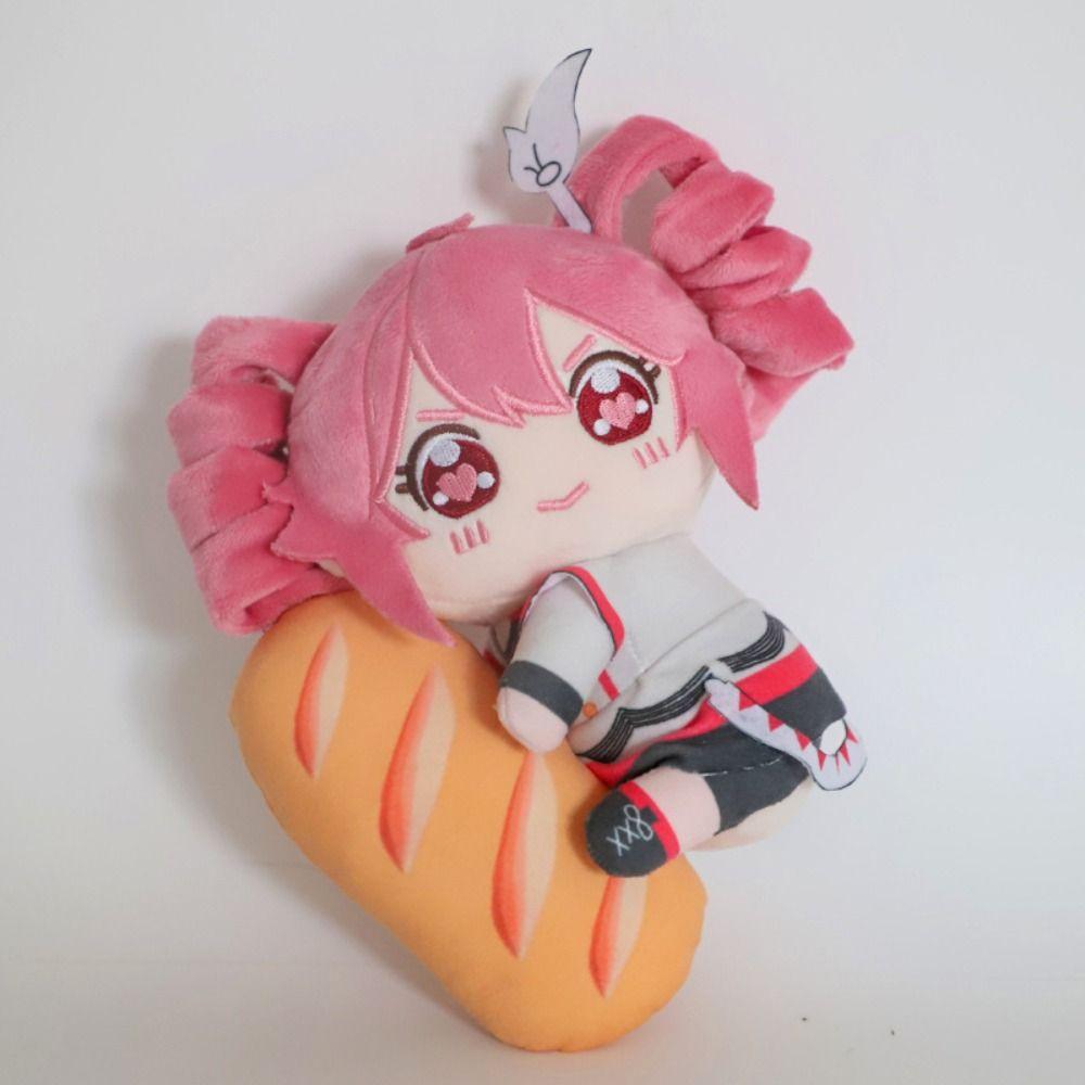 Cosplay Anime Kasane Teto Peluche Fille Pain Français Figurine Poupée Peluche Teto Décoration Maison Dessin Animé Jouet Peluche Teto Cadeau de Noël