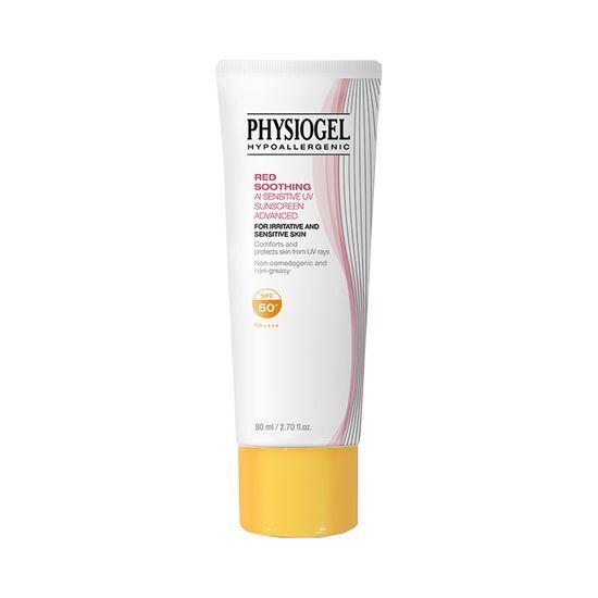 Physiogel Red Soothing AI Sensitive UV Sunscreen 80ml Large Capacity