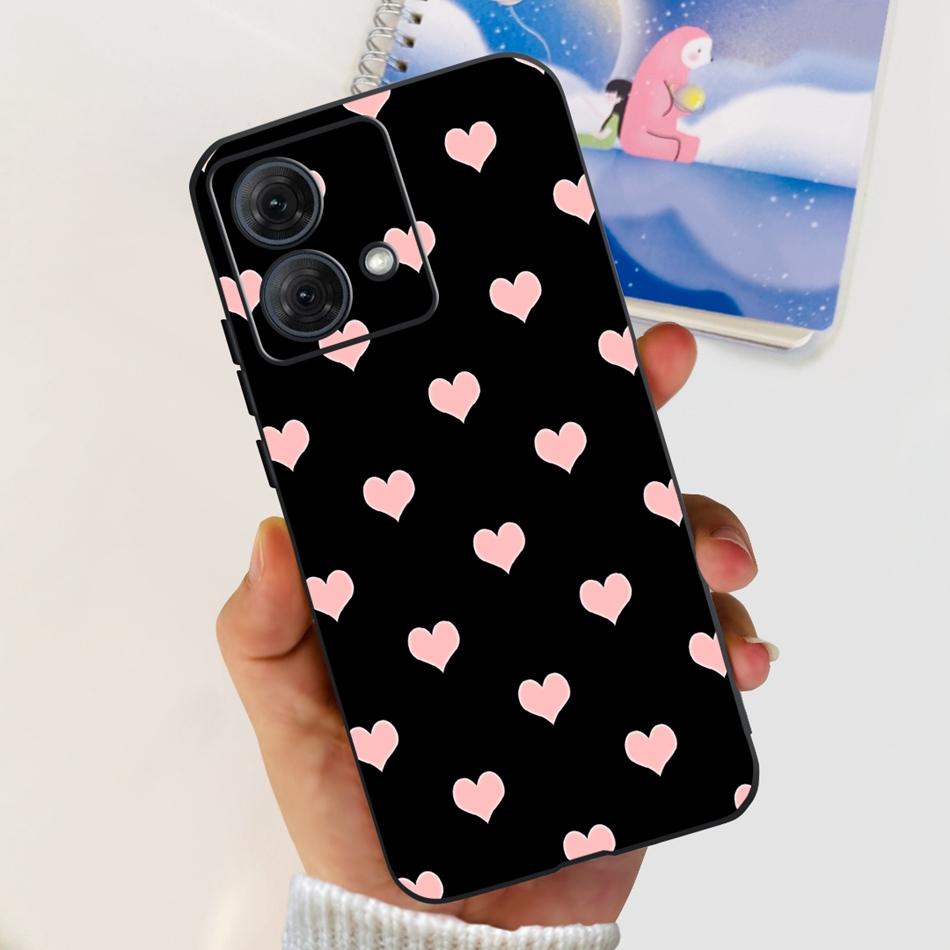 For Motorola Moto G84 Case MotoG84 G 84 5G 2023 Cute Painted Soft Silicone TPU Phone Back Cover Bumper