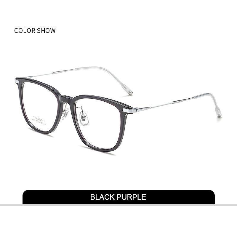 

Ultralight Semi-Titanium Classic Glasses Frames Korean Simple Fashion Acetate Luxury Retro Eyeglasses Business Casual Spectacle