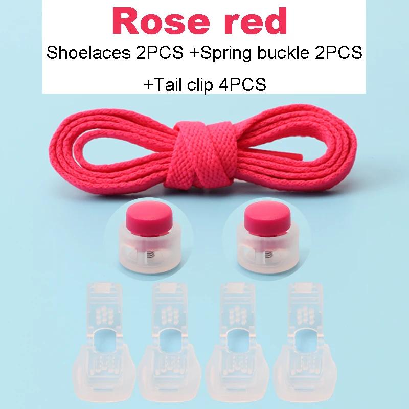 New No Tie Shoelace Classic Flat Shoelaces Bread Buckle Lock Shoe Laces for Sneakers Kids Adult Quick Lace for Shoes Accessories