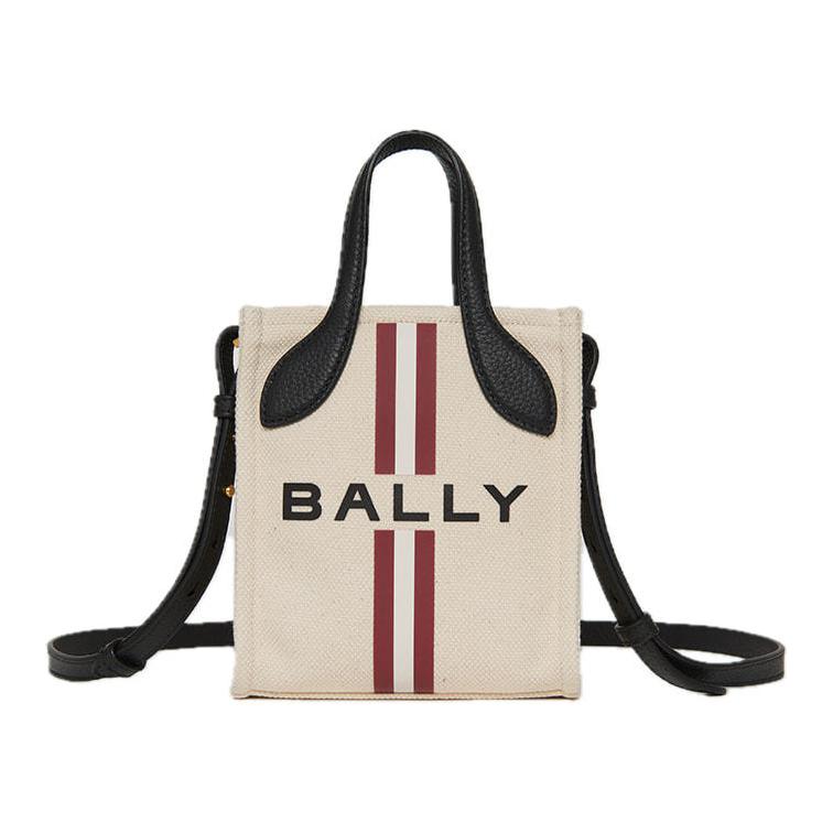 

Bally Логотип Регулируемый плечевой ремень Ткань и кожа Сумка-тоут Женская сумка-тоут Натуральный 6307790 Basic Set (Bag+Dust Bag)