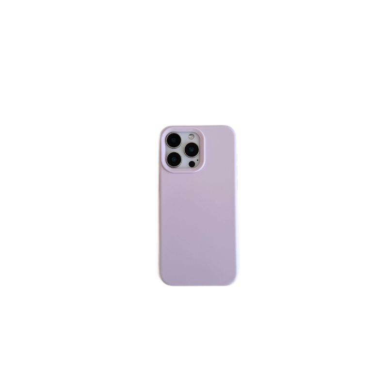 Applicable To Apple 17 Simple Solid Color Skin Feeling Mobile Phone Case Iphone15pro Silicone Anti-drop 13 All-inclusive Protective Case