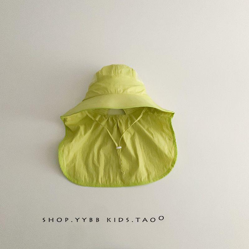 Quick-Dry Kids' Sun Hat with Neck Protection - Spring & Autumn Wide Brim for Boys and Girls