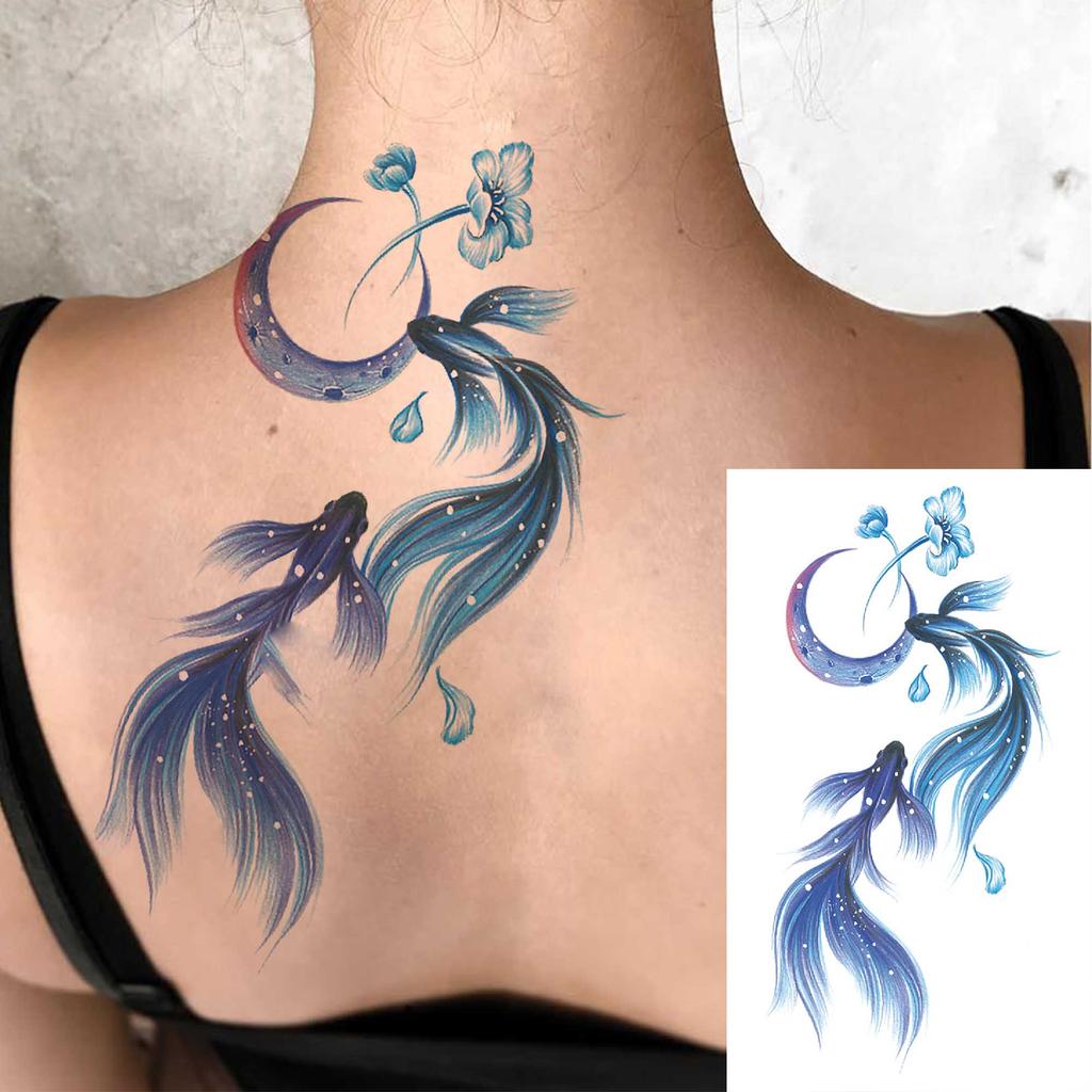 1 Sheet Dragon Temporary Tattoos For Men Women Water Transfer Tattoo Sticker Self Adhesive High Quality Fake Tatoo Arm Forearm