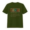 Farming Noun Definition Funny Farmer Farm Lover S T Shirt Vintage Washed Soft Designer Clothes Unisex Homme