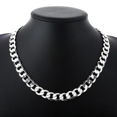 Special Offer   Copper Necklace for Men Classic 12MM Chain 18-30 Inches Fine Fashion  Jewelry Party Wedding Gift