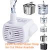Water Pump for Cat Water Fountain Mute Durable Water Pump Accessories for Cat Drinker Dispenser Replacement Anti Dry Burn Motor
