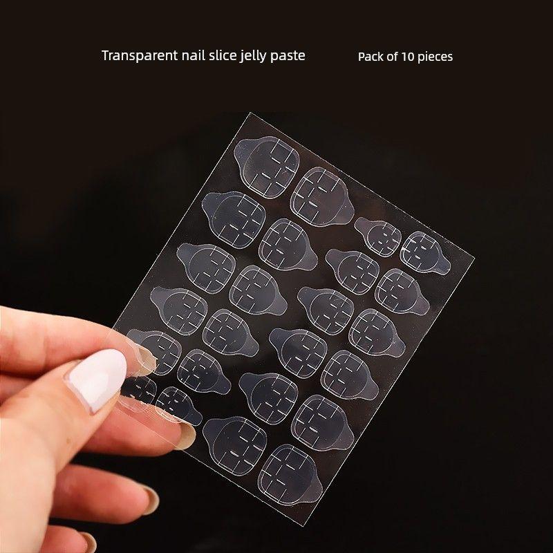 

Прозрачная невидимая двухсторонняя паста Высоковязкий водостойкий клей-желе 10 transparent jelly glue stickers