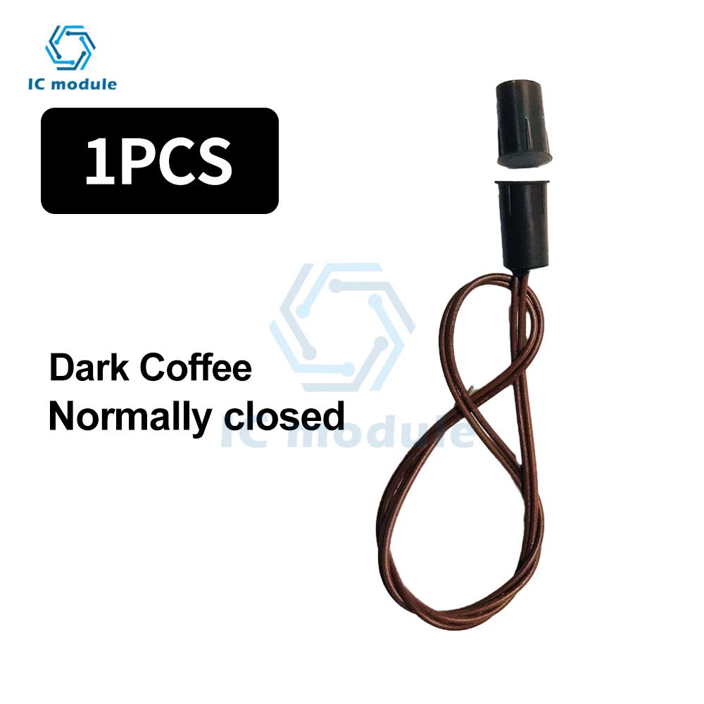 Magnetic Reed Switch RC-33 NC Recessed Wired Window Door Contact Sensor for Home Security and Burglar Alarm Systems