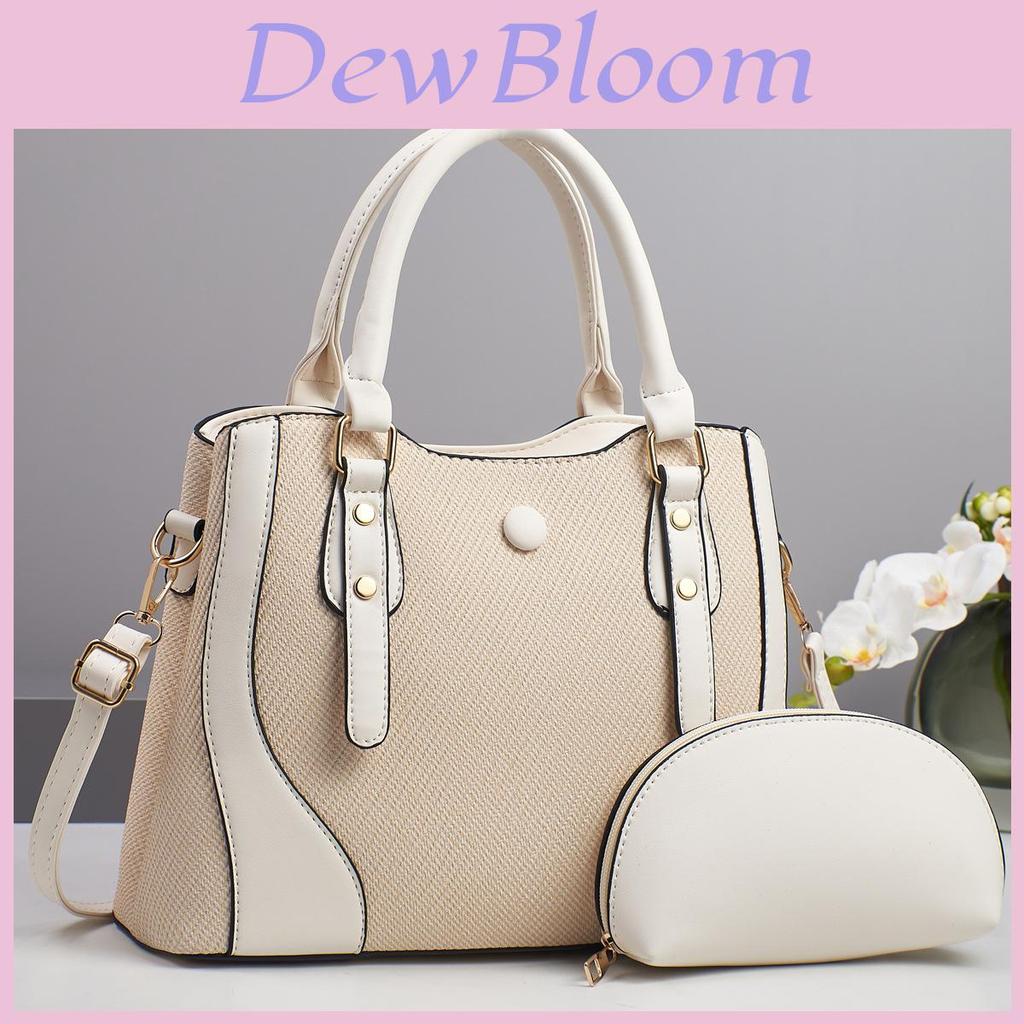 Pu Material Large Capacity Tote Bag For Women With Zipper Pockets For Daily Use