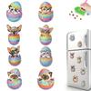 8pcs Easter 2D Acrylic DIY Diamond Art Fridge Magnet Kit Magnetic Diamond Art Decor for Beginners Gifts Home Car Garage Decors