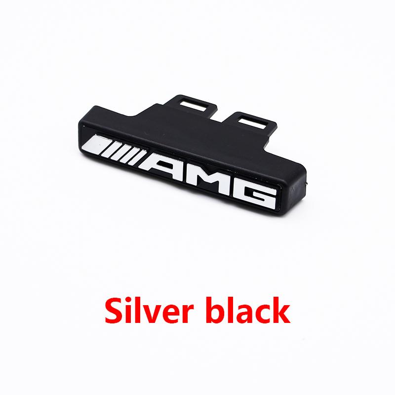 

3D Premium ABS AMG Logo Car Front Grille Emblem Badge Sticker For Mercedes Benz W205 W213 W204 W177 Auto Modification Accessorie