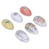 6pcs Iron Easter Egg Shaped Tins Candy Box Jewelry Canister for Easter Holiday Party Supplies Easter Egg Ornament
