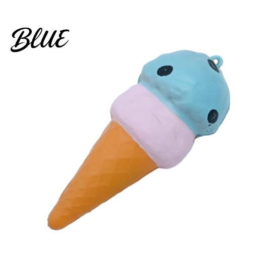 Ice Cream Squeeze Ball Cone Toy Simulated Fidget Slow Portable Stress Reliever Rebound Anxiety Relief Soft Stretch Sensory Calming Desk