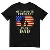 Father Veterans Day My Favorite Veteran Is My Dad Proud Kids TShirt