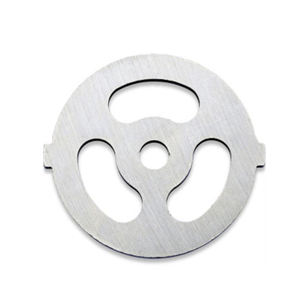 55MM Edelstahl-Mahlplatte, Glattes Kantendesign, Lebensmittelechtes Material, Geeignet für Haushaltsfleischwölfe