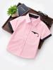 Trendy Boys' Summer Short-Sleeved Casual Shirt for Children