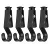 10 Pcs Plastic Multipurpose Hanging Clips Lightweight Storm Proof Lockable Marine Boat Rail Clips Black Tent Canopy Clips
