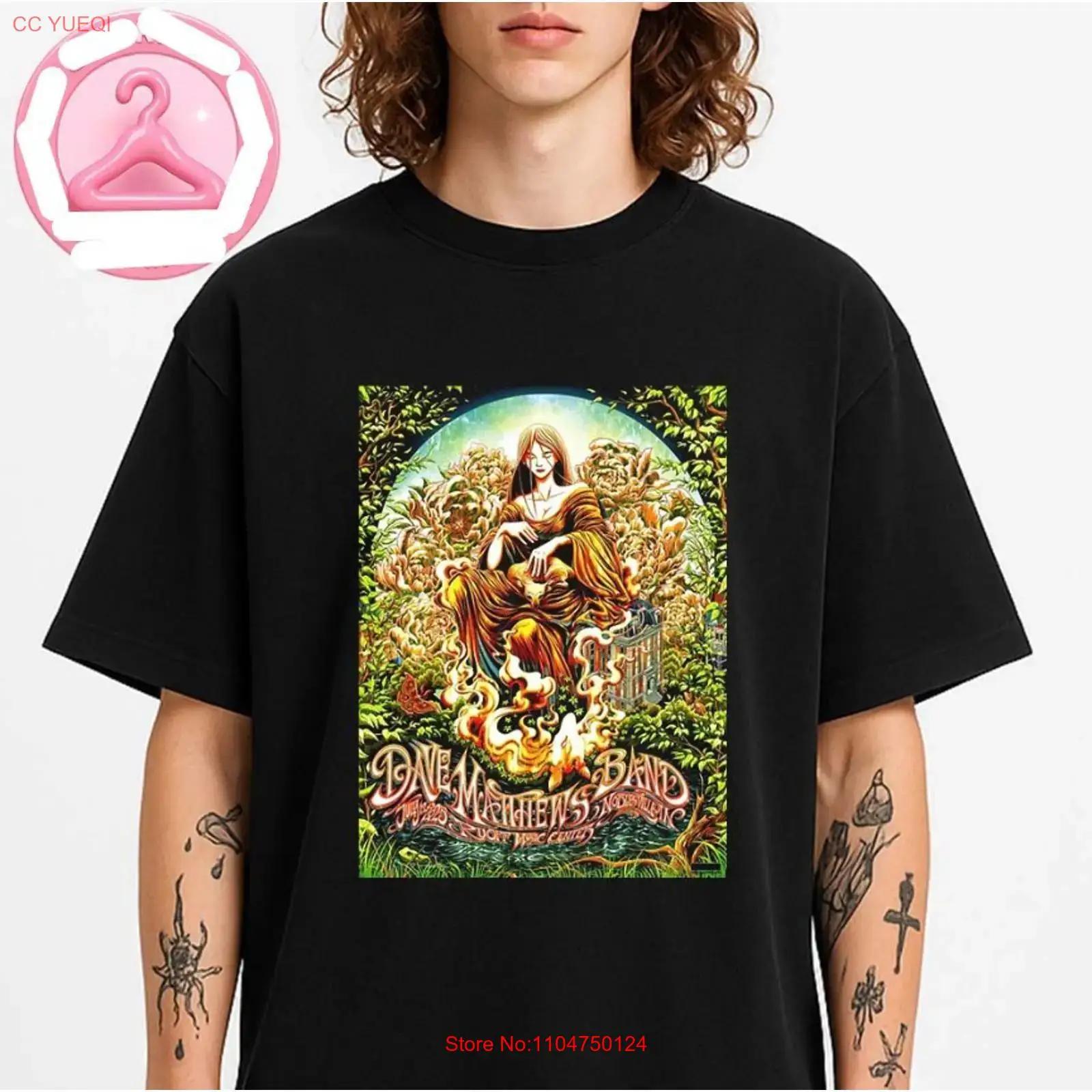 

Dave Matthews Band Tour Poster Mystical Forest Goddess Artwork T Shirt Fan vintage Washed Casual homme designer clothes 5XL різнокольоровий