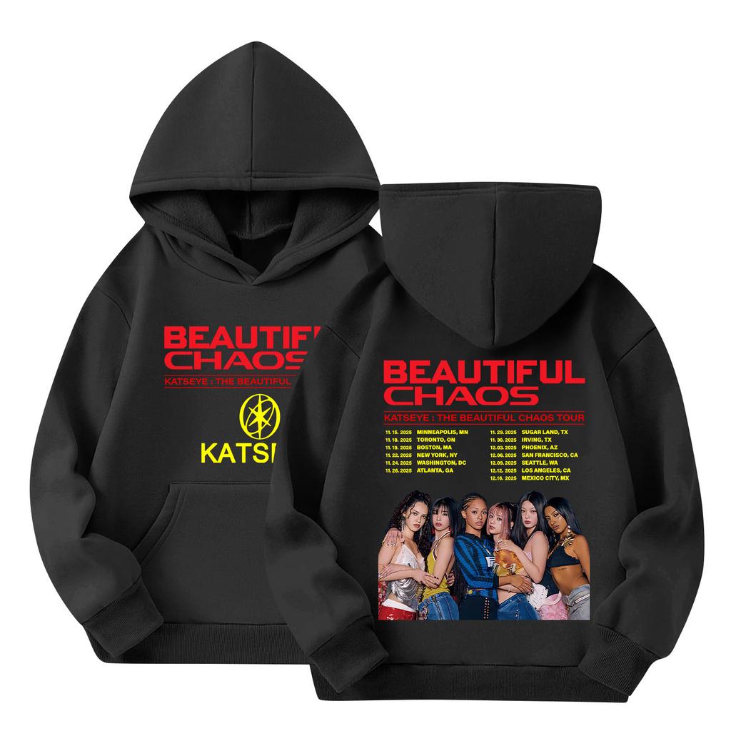 Hanorac pentru copii cu glugă, imprimat gradient, cu mâneci lungi, hanorac larg pentru femei, hanorac