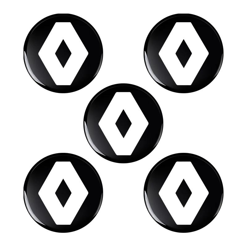2026 Hot For Renault Interior Stickers For Renault DUSTER Megane 2 3 Clio 4 Captur Kadjar Fluence 14mm Car Remote Key Emblem Bad