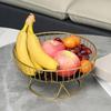 Metal Wire Fruit-Basket Fruit Bowl Modern Fruit-Basket for Vegetable-Snack-Countertop Metal Fruit Tray Table-Centerpiece