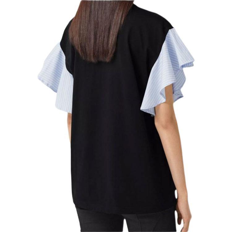 Burberry Ruffle Sleeve T Shirt Women's 80295721