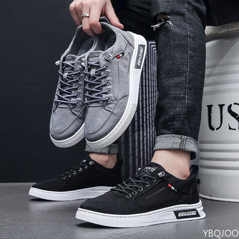Fashion Canvas men's shoes for spring summer breathable thin casual flat shoes men's versatile simple comfortable cloth shoes