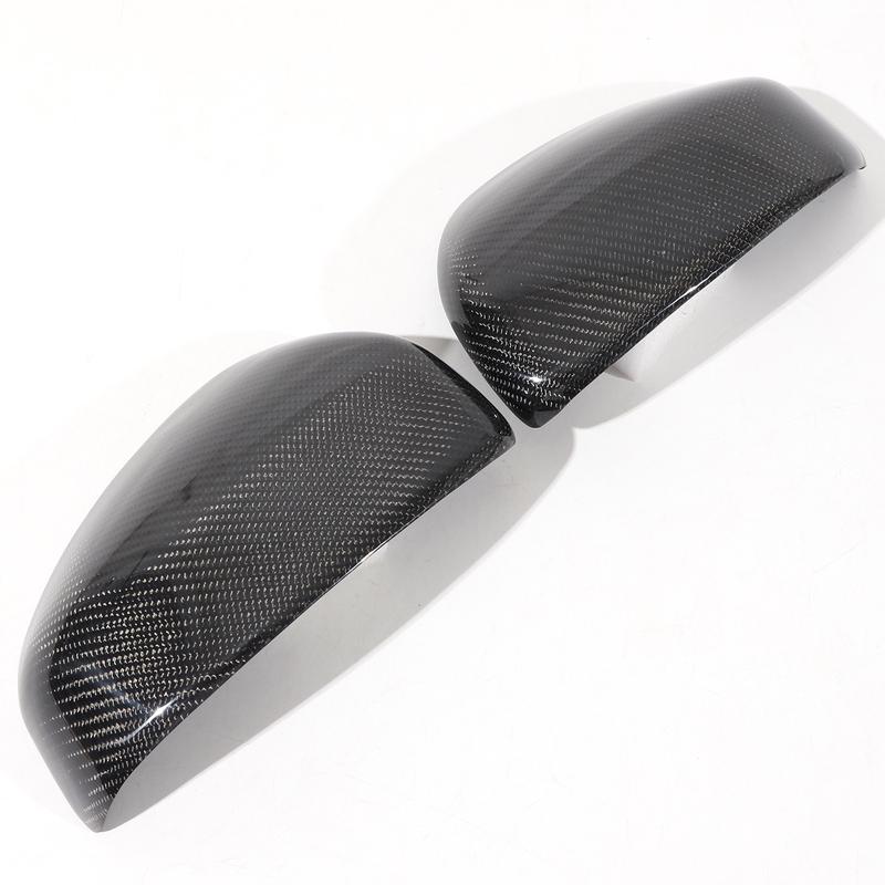 1 pair Hard true carbon fiber Car exterior rearview mirror decorative cover For Nissan 370Z 2009- Auto accessories