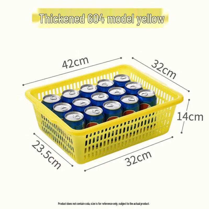 Rectangular Plastic Kitchen Draining Basket