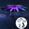 Solar-Regenschirm-Licht für den Außenbereich, dimmbar, automatisches Ein-/Ausschalten, Fernbedienung, wasserdicht, LED-Regenschirm, Terrassenlicht, Party-Dekoration