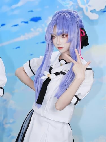 [NOKIJP] Sommer-Taschen Cosplay Sorakado Ao Cosplay Kostüm, Sommer-Taschen Cosplay Kostüm, JK Uniform Kostüm (Sorakado Ao, Größe S)