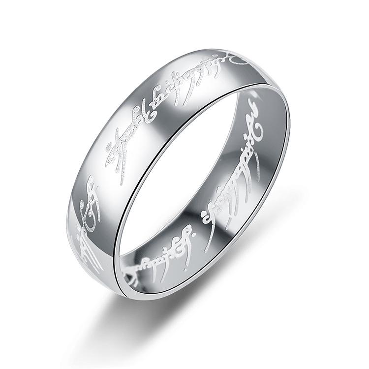 Lord of the Rings Stainless Steel Magic Ring - Popular In Europe & America