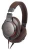 Audio Technica SoundReality hordozható fejhallgató nagy felbontású hangforrással kompatibilis pisztoly fémes GM ATH-MSR7b