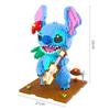 1044 Stitch Guitar Building Blocks - Set of Two Figurines (Large & Small)