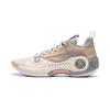 Li Ning WOW 10 Way Of Wade 10 Niedrige Basketballschuhe Herren Sandfarbenes Umbra ABAS083-20