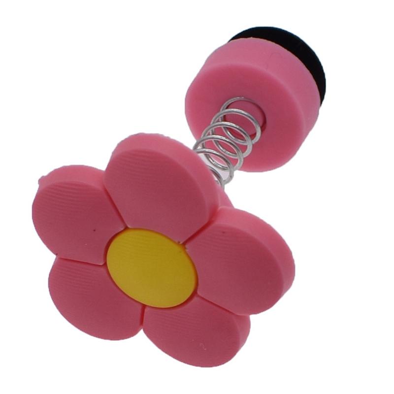 1 Pcs Creative Shoe Charms Slippers Accessories Spring Flower Decorations PVC Buckle for Kids Adult Bracelets Wristban