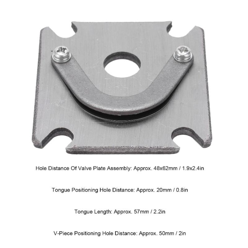 Valve Plate 48x62mm 1/2.5/3/4P Gasket Replacement Hardware Accessories For Air Compressor