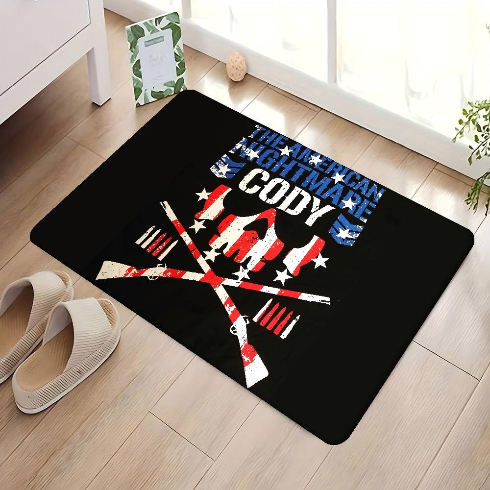 

C-CodyS LOGO Entrance Door Mat Nordic Style Home Doormat Bathroom-Toilet Mats Bedroom Hotel Decor Mat 50x80 cm