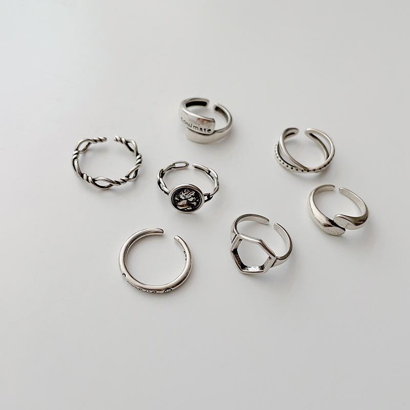 Lan Zhi 925 Sterling Silver Non-Fading Pinky Ring - Simple and Trendy Jewelry for Unique Style