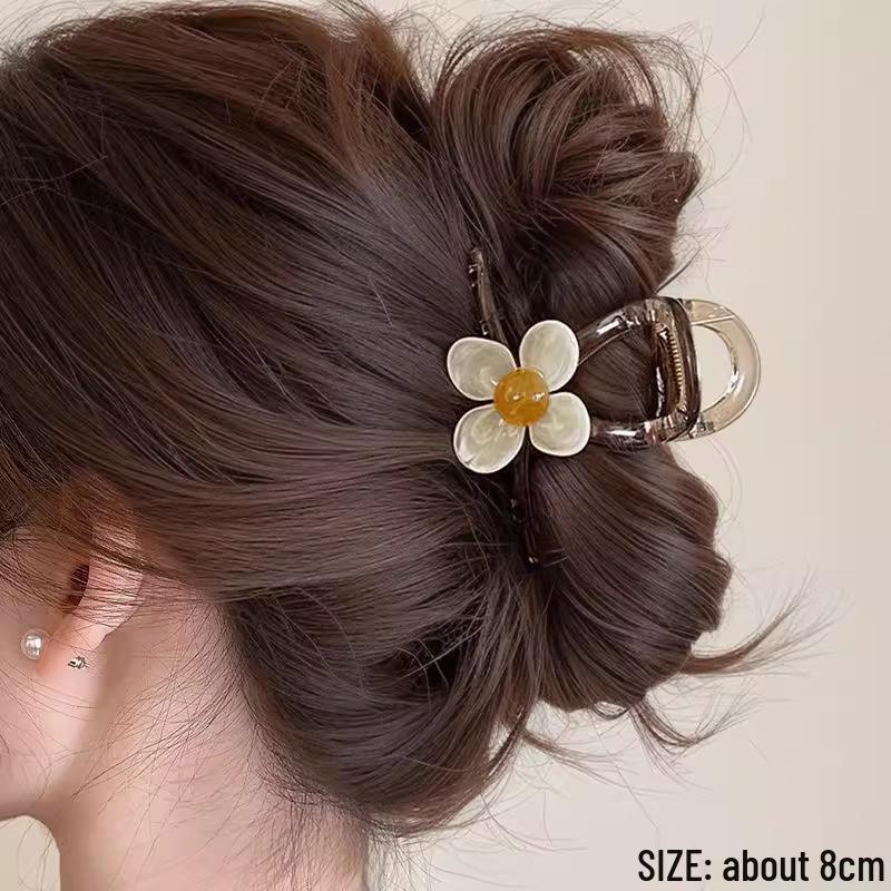 Elegant French Retro Small Shark Hair Clip for Thin Hair